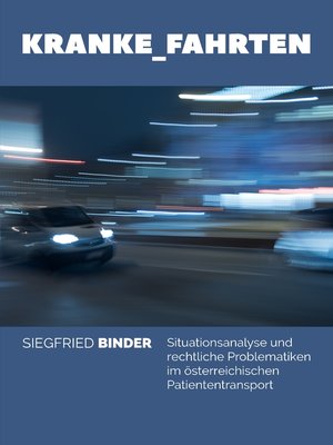 cover image of Kranke_Fahrten